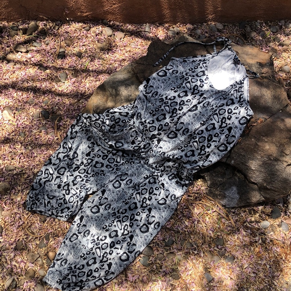 Halter onesie jumpsuit romper